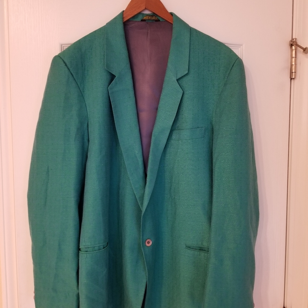 Arkitect metallic teal & green sports coat.